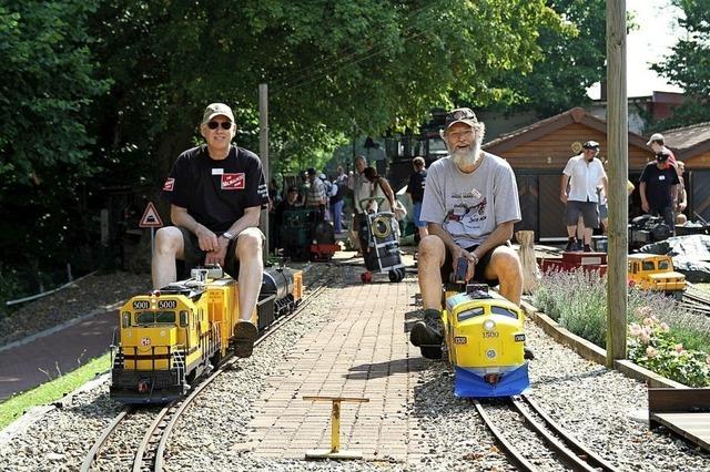 Dampftreffen beim Ysebhnli am Rhy in Pratteln