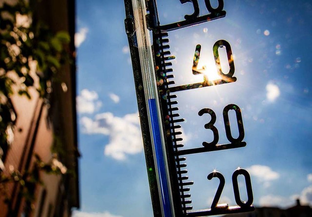 Drei Tage mit mehr als 40 Grad &#8211; das gab es noch nie.  | Foto: Frank Rumpenhorst (dpa)