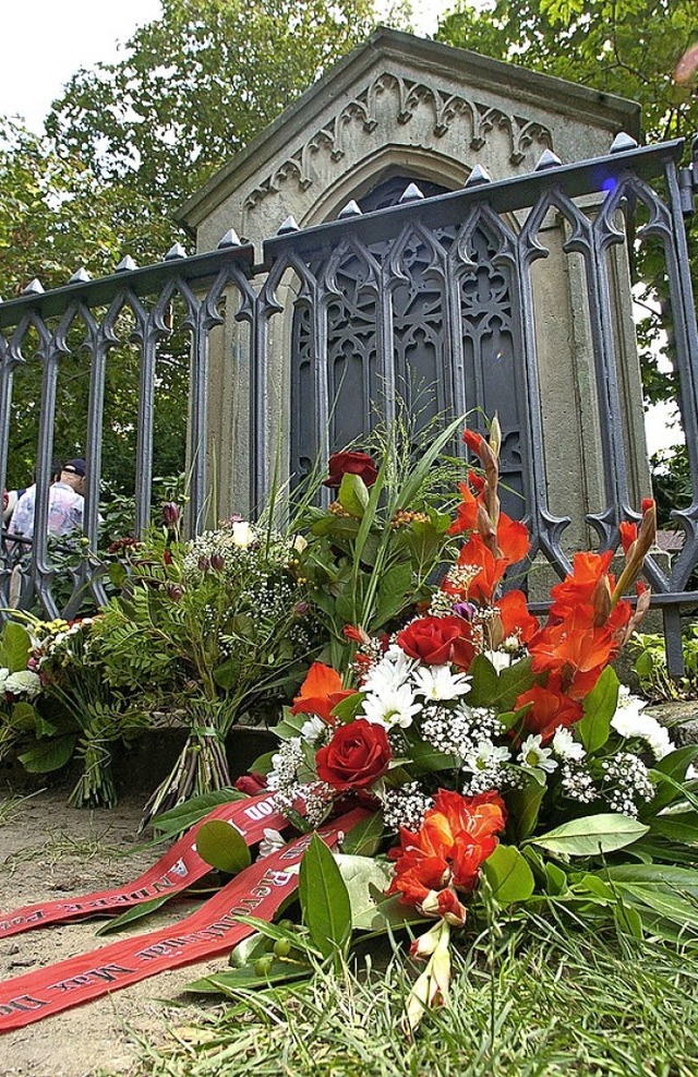 Dortu-Grab auf dem ehemaligen Wiehre-Friedhof.  | Foto: Michael Bamberger