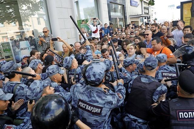400 Festnahmen in Moskau