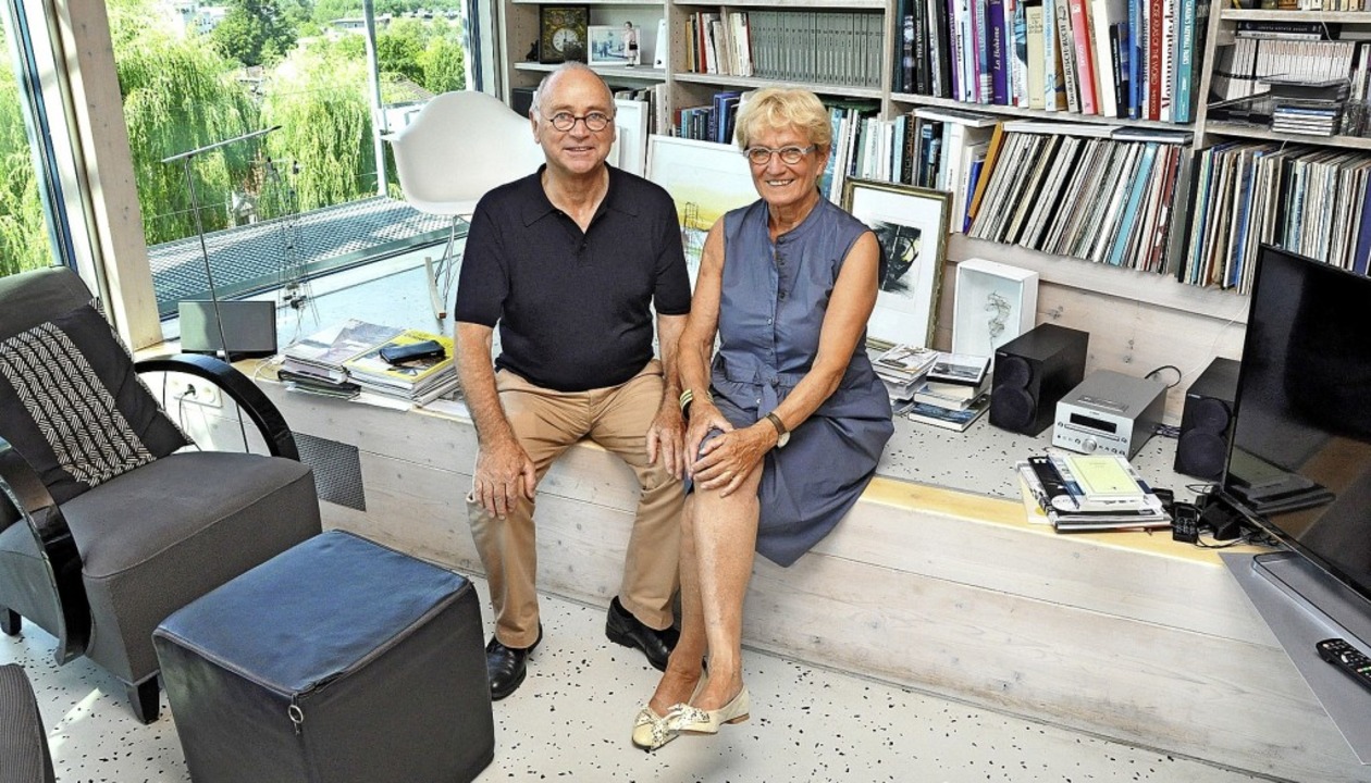 Rolf Disch und Hanna Lehmann  | Foto: Jens Kitzler