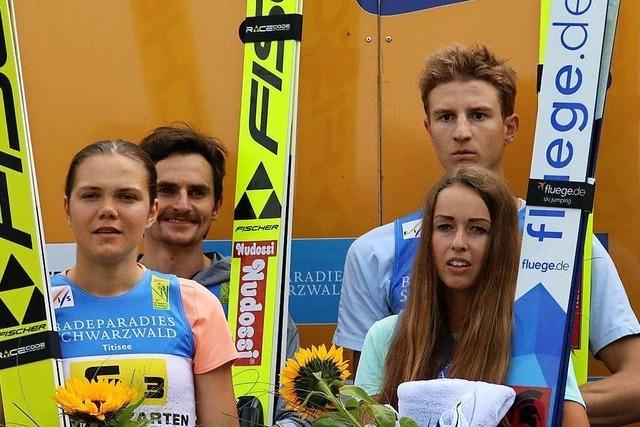 Karl Geiger gewinnt auch Einzel-Grandprix auf Matten in Hinterzarten