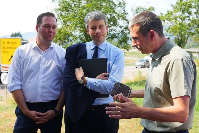 &#8222;Diesen Zeitplan knnen sie den ...n Felix Schreiner und  Steffen Bilger.  | Foto: Jannik Jrgens