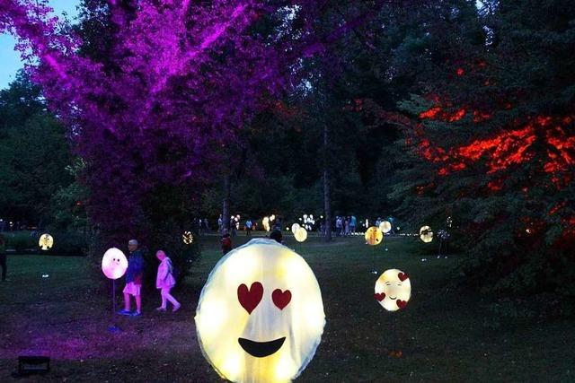 Stimmungsvolles Lichterfest im Kurpark Bad Bellingen