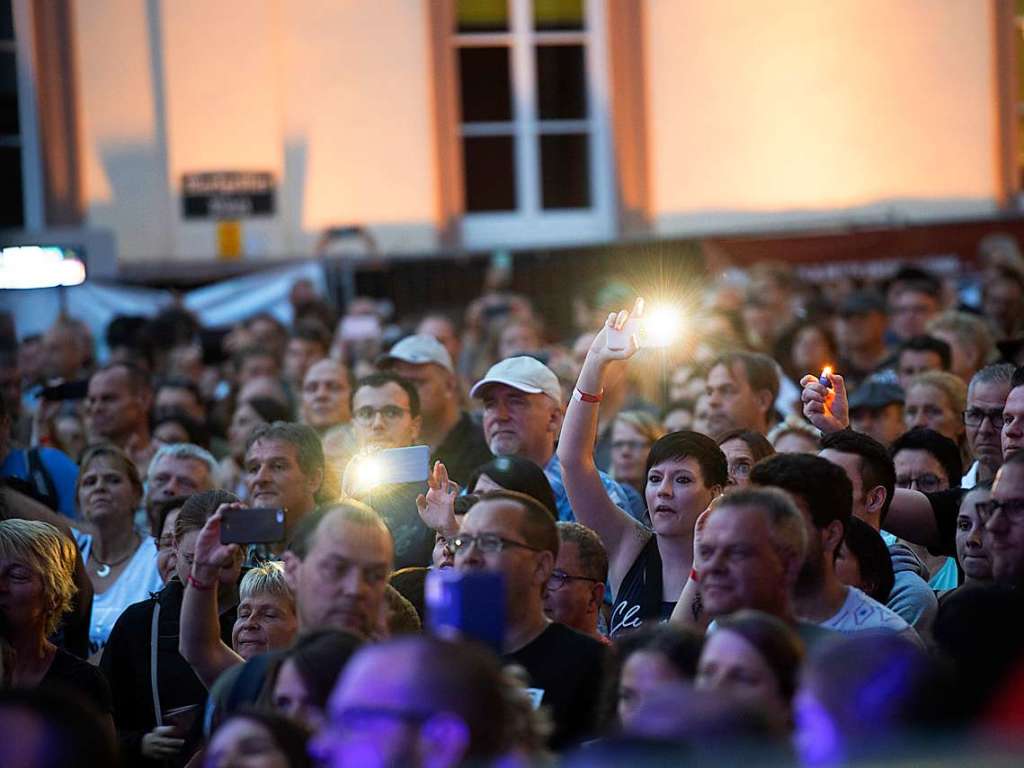 Viel Spa hatte das Publikum bei den Auftritten der Coverband.