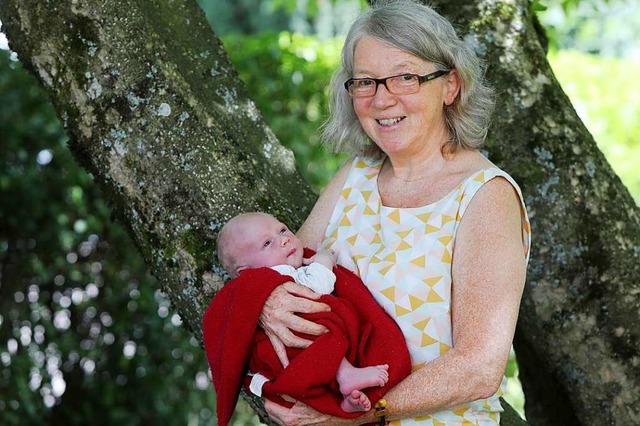 Raphaela Greminger mit einem ihrer Schtzlinge   | Foto: Christoph Breithaupt