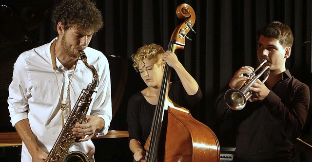 Die junge Jazzband Expedition Quck mi...ufenburger Schlssle die  Kulturtage.   | Foto: Roswitha Frey