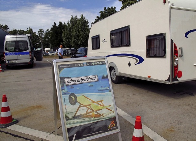 Die Aktion &#8222;Sicher in den Urlaub...bahnrasthof kam gut bei Urlaubern an.   | Foto: Jutta Schtz