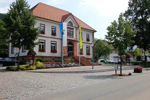 Im Rathaus in Glottertal hat sich der Gemeinderat neu konstituiert.  | Foto: Christian Ringwald