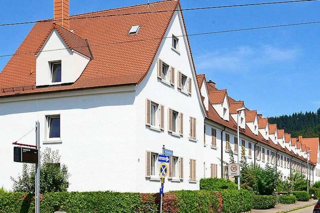 Huser der Heimbau Breisgau eG in der Johannisbergstrae im Stadtteil Waldsee.  | Foto: Ingo Schneider