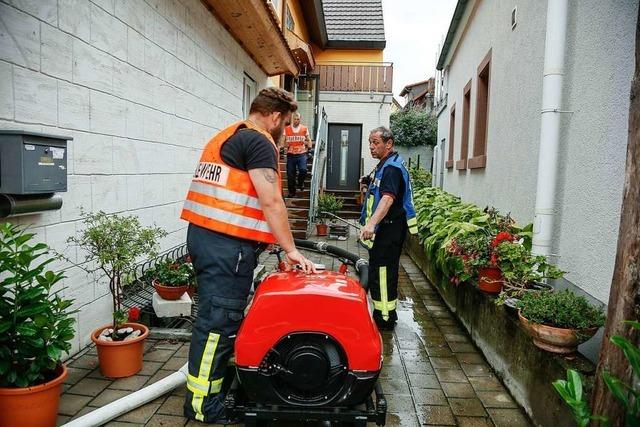 Einige Anwohner beschimpfen Einsatzkrfte nach Starkregen