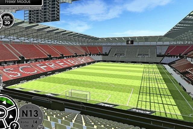 Einblick ins geplante Stadion