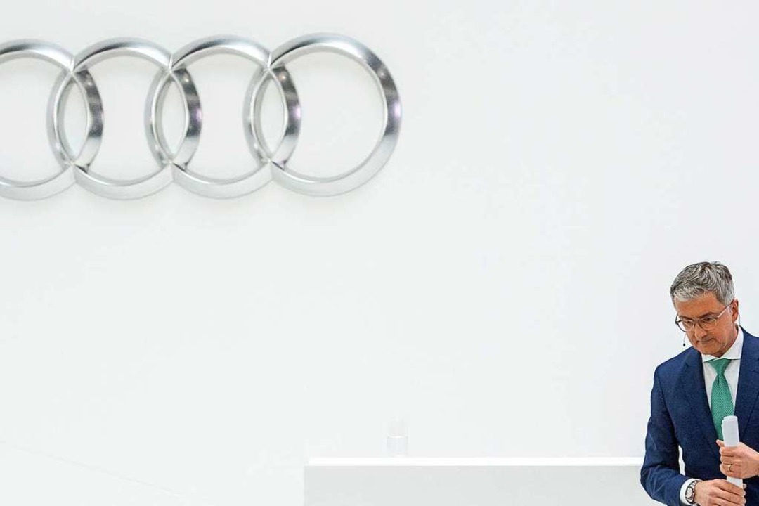 Rupert Stadler, ehemaliger Vorstandsvo...eren Audi-Chef Rupert Stadler erhoben.  | Foto: Armin Weigel (dpa)