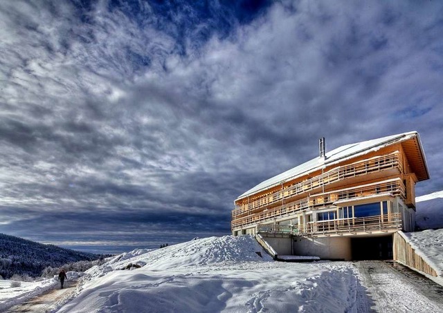 Das Gstehaus des Hotels Waldfrieden i... nur mit und in der Natur denkbar ist.  | Foto: Christoph Wasmer