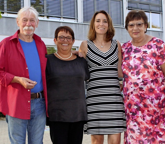 Gerold Jger, Ruth Aniol (Zweite von l...rin Ellen Bastian-Weber verabschiedet.  | Foto: Privat