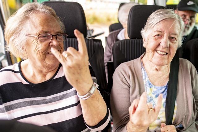 Seniorenheim-Bewohner besuchen das Wacken-Festival