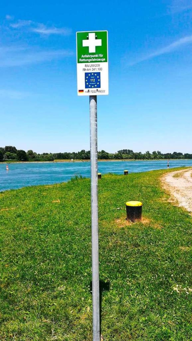 Das Wasserstraen- und Schifffahrtsamt...tellen der Rettungsdienste festgelegt.  | Foto: RP Freiburg