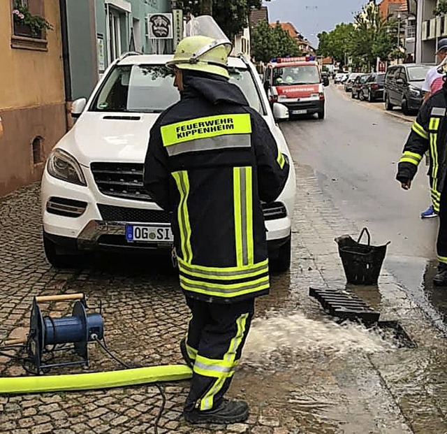 Die Feuerwehr Kippenheim musste wegen ...g zu insgesamt 32 Einstzen ausrcken.  | Foto: Feuerwehr Kippenheim