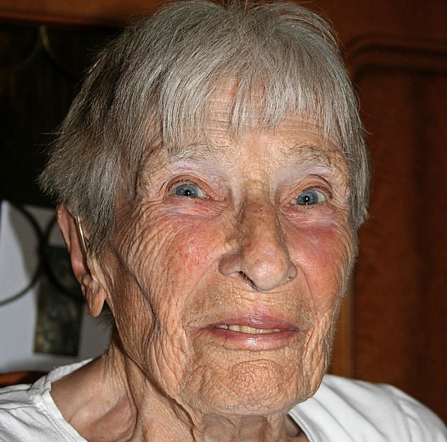 Elisabeth Brtsch kann heute in Steinen ihren 90. Geburtstag feiern.   | Foto: Ralph Lacher