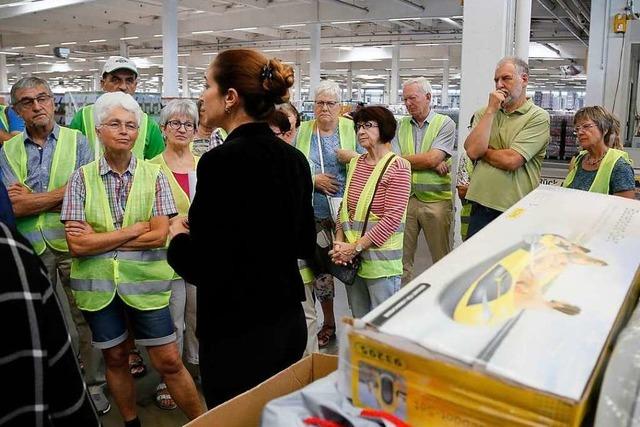 BZ-Sommeraktion: 30 BZ-Leserinnen und -leser bei Aldi in Mahlberg