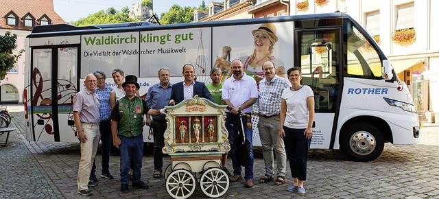 Der Waldkircher Musikbus reprsentiert...h in- und auerhalb der Stadtgrenzen.   | Foto: Gabriele Zahn