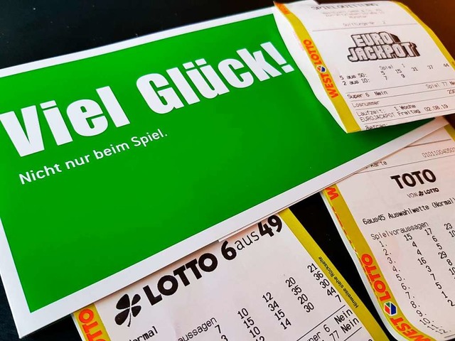 Bei der Lotterie zhlt das Glck des Glcklichen.  | Foto: (c) WestLotto , Bodo Kemper (dpa)