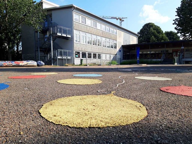 An der Scheffelschule in  Herten finde...ten zur energetischen Sanierung statt.  | Foto: Verena Pichler