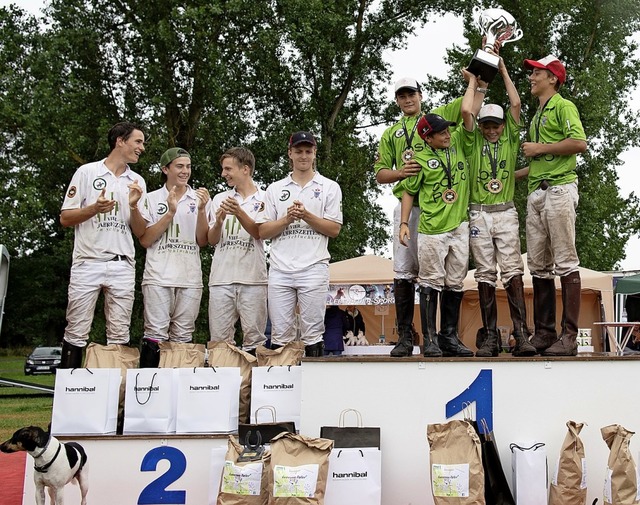 Die Sieger bei der   Internationalen D...eam Vier Jahreszeiten aus Schluchsee.   | Foto: Privat