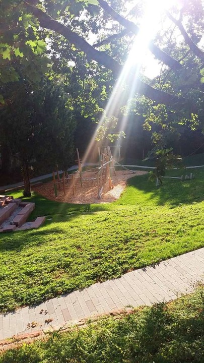 Spot an fr den neuen Pulverturm-Spielplatz (Einweihung am Montag).  | Foto: Thomas Jger