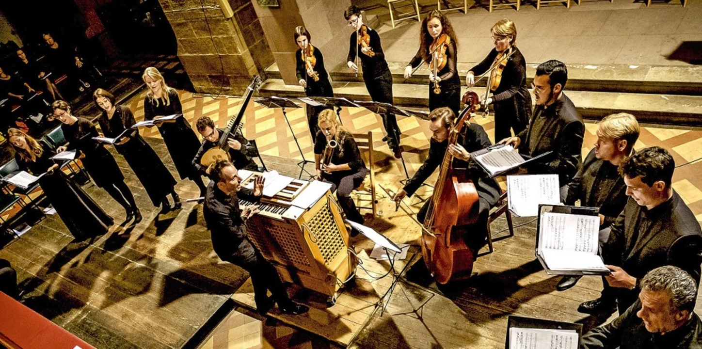 Begeisterte in Staufen: das Leipziger Ensemble 1684  | Foto: Heiko Preller