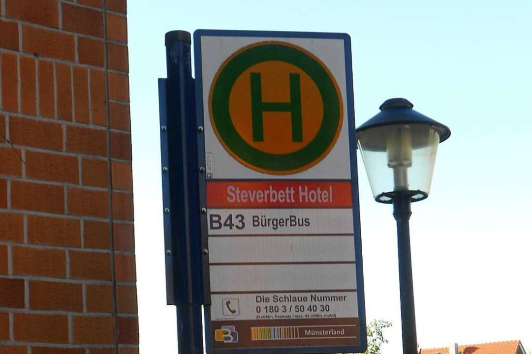 Hier hlt ein Brgerbus.  | Foto: Victoria Langelott