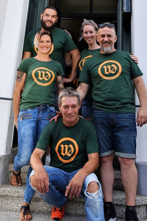 Das neue Team vom Warteck (von links):...mann, Nicola Antonelli und Siggi Moser  | Foto: Hildegard Siebold