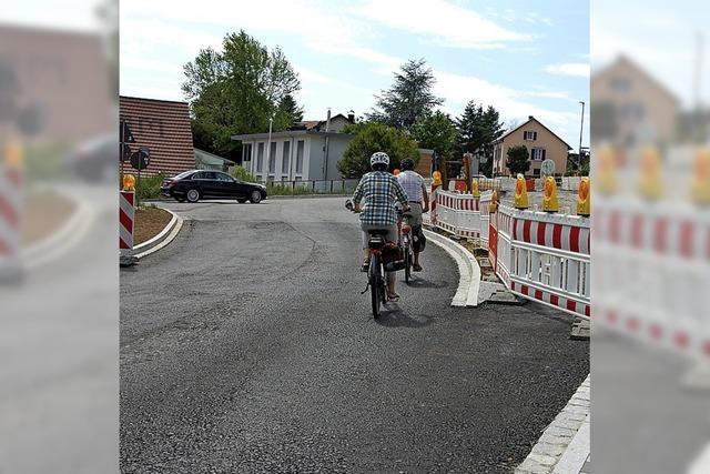 Nur die letzte Asphaltdecke fehlt noch