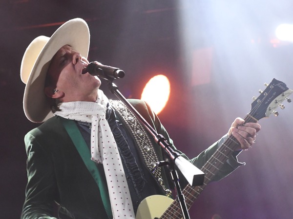 Kiefer Sutherland im Lrracher Rosenfelspark
