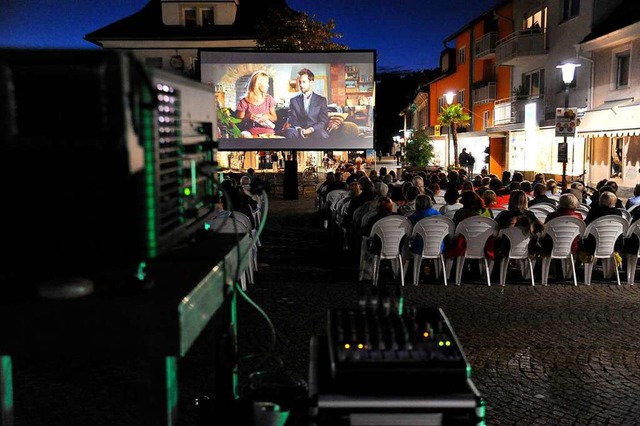 Auf dem Lammplatz in Bad Krozingen war...-Kino in Oberrotweil auf dem Programm.  | Foto: Hans-Peter Mller