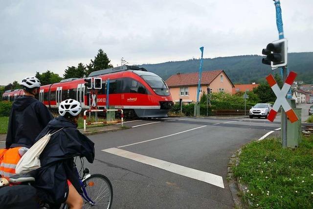 Heftige Gewitter legten Züge und Bahnübergänge am Hochrhein lahm