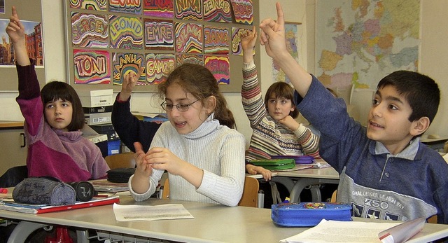 Kinder mit Migrationshintergrund in einer Berliner Grundschule  | Foto: Antje Hildebrandt