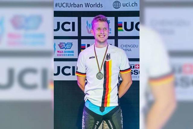 Der Südbadener Dominik Oswald vom MSC Münstertal gewinnt die deutsche Meisterschaft im Trial