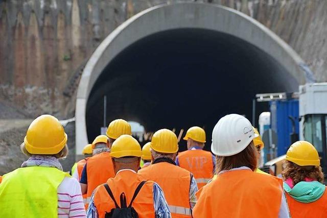 Fotos: BZ-Hautnah im A98-Autobahntunnel bei Rheinfelden