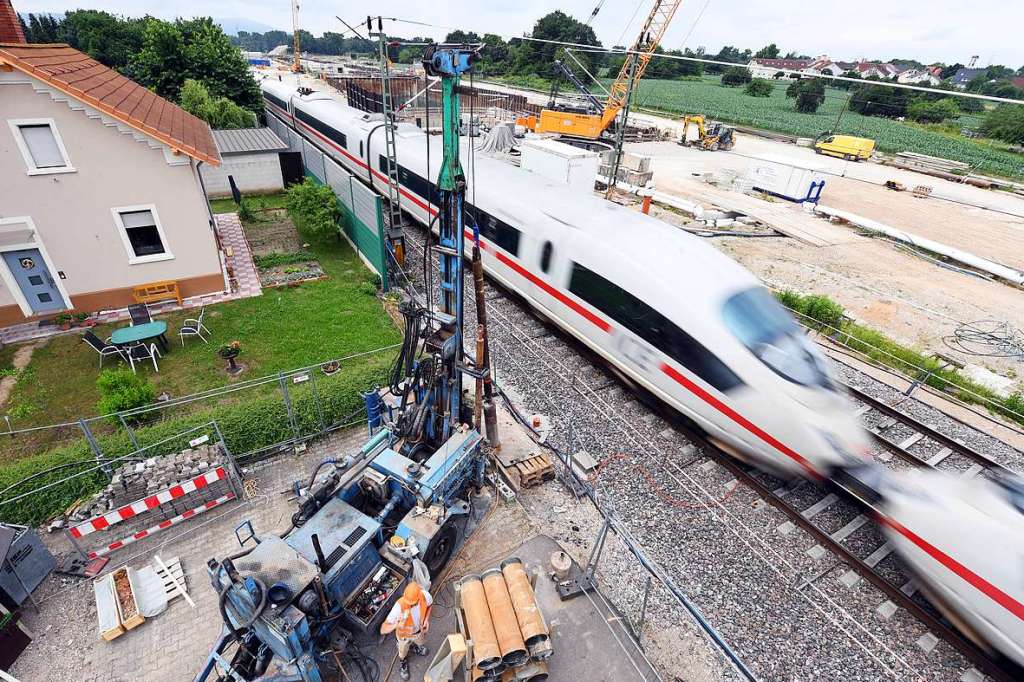 Bahn will Tunnel der Rheintalbahn in Rastatt Ende 2025