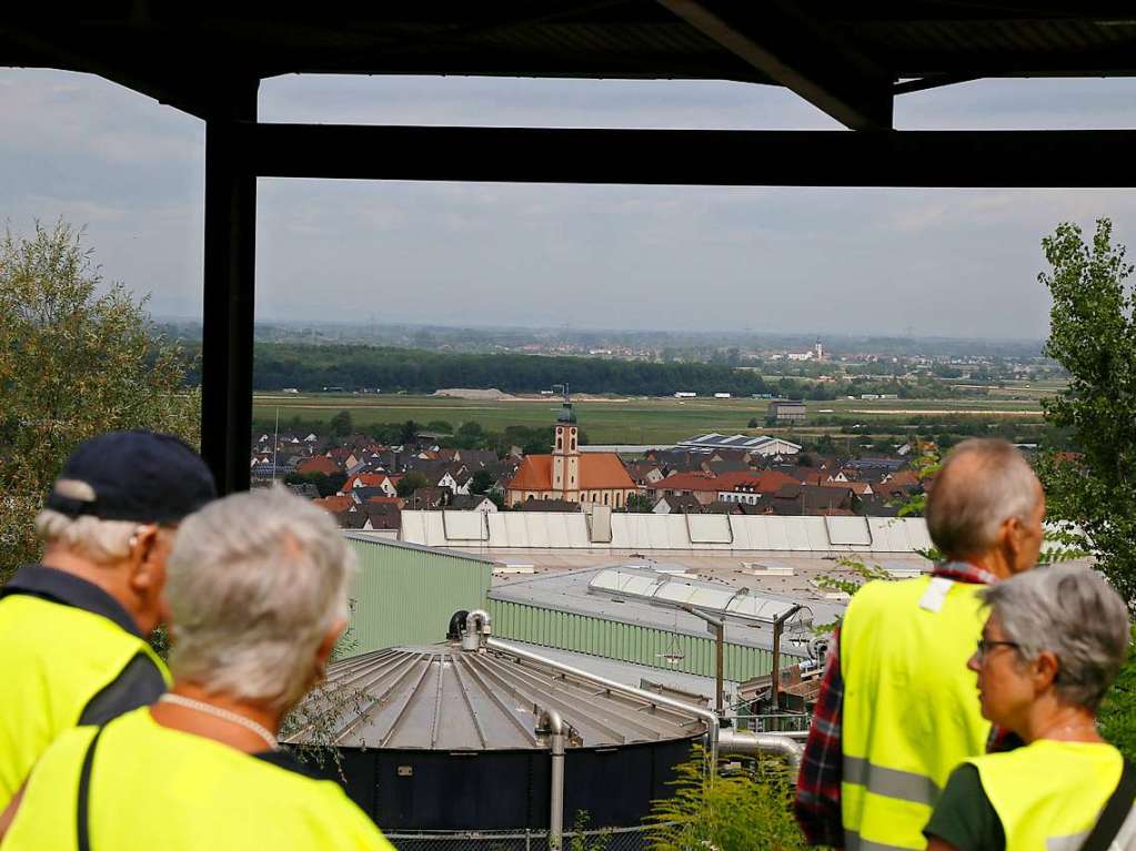 Beim Besuch der Deponie Kahlenberg gab es viel Interessantes und Wissenswertes ber Abfall und was damit geschieht zu erfahren.