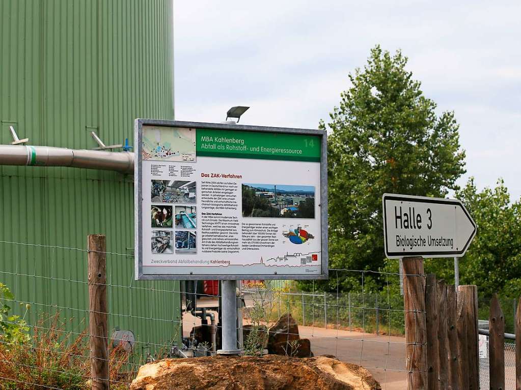 Beim Besuch der Deponie Kahlenberg gab es viel Interessantes und Wissenswertes ber Abfall und was damit geschieht zu erfahren.