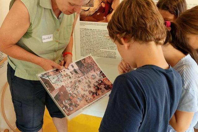 Beim Ferienprogramm in Bollschweil spielen die Kinder wie im Mittelalter