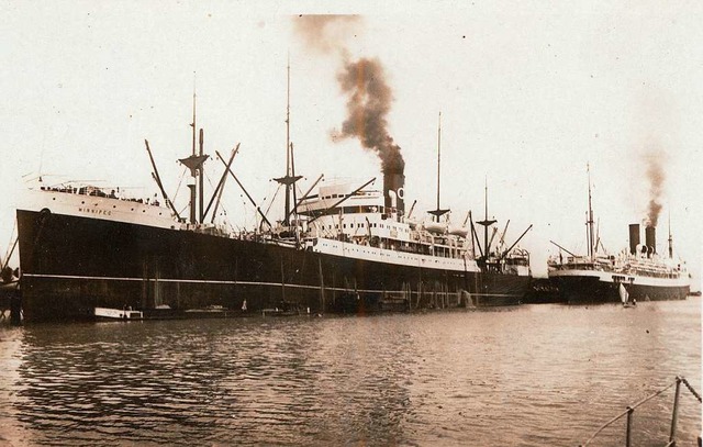 Schiff der Hoffnung: 1939 brachte die ...Flchtlinge von Frankreich nach Chile.  | Foto: Centro Cultural de Espaa en Santiago