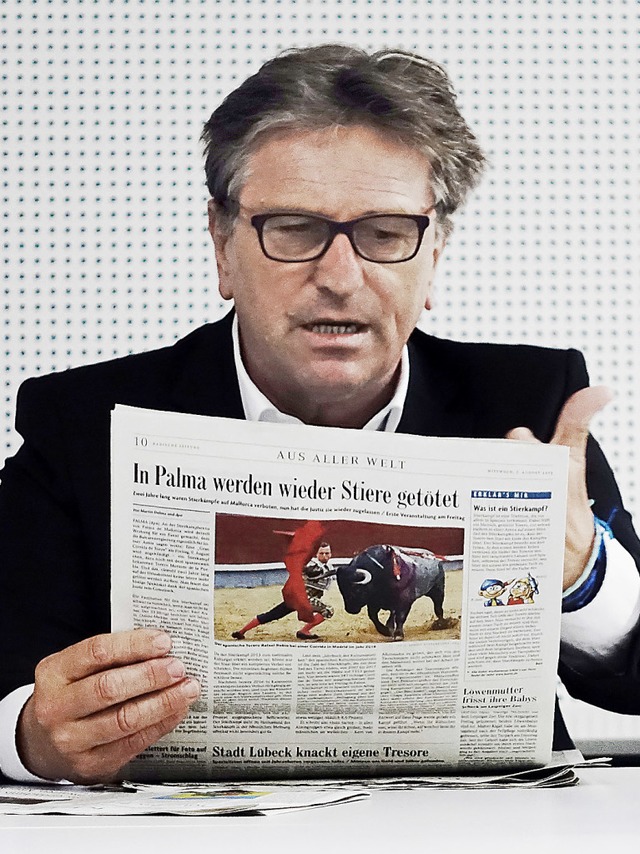 Blattkritiker Manfred Lucha, Sozialminister    | Foto: Wolfgang Grabherr