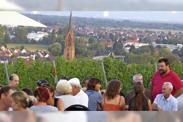 Weinfest in den Reben ber Teningen-Kndringen