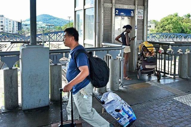 Die Problemzonen am Freiburger Hauptbahnhof sind beschmend