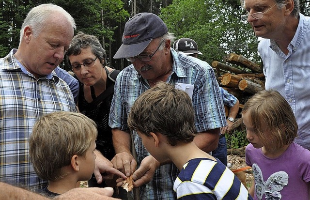 CDU Bundestagsabgeordneter Peter Wei ...im Kohlenbachtal bei Waldkirch-Kollnau  | Foto: JEns Kitzler