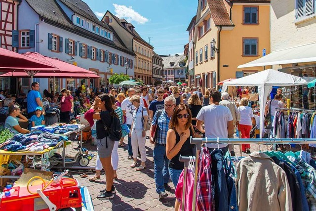 Die Ettenheimer Altstadt war am Samsta...8211; und das Wetter spielte auch mit.  | Foto: Olaf Michel