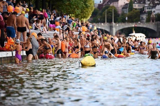 Das Rheinschwimmen in Basel ist abgesagt